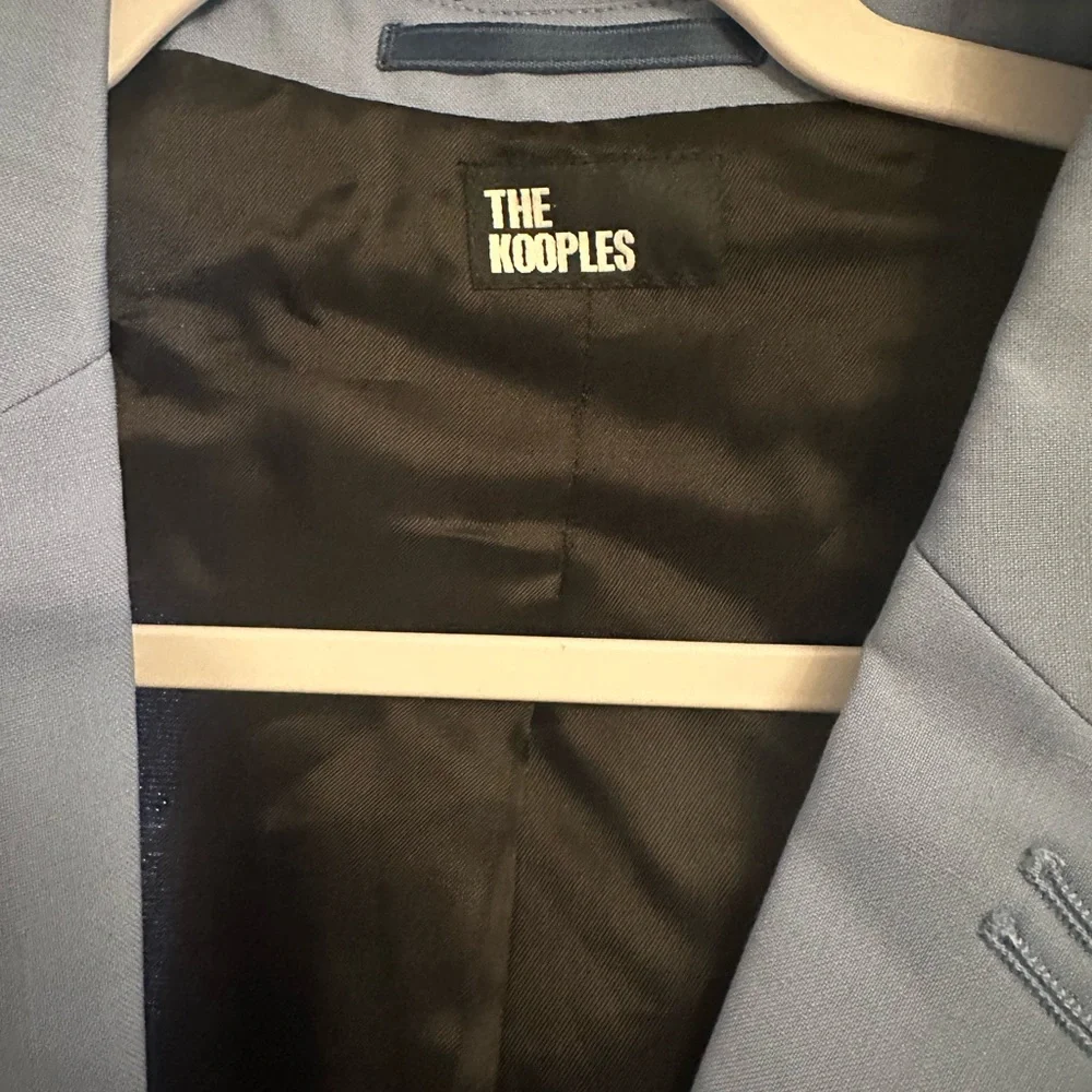 ✔️59/92B BNWT The Kooples TREND Blazer in Blue03 Retail $595